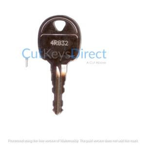 Ronis 4R0001 - 4R4000 Replacement Locker Keys